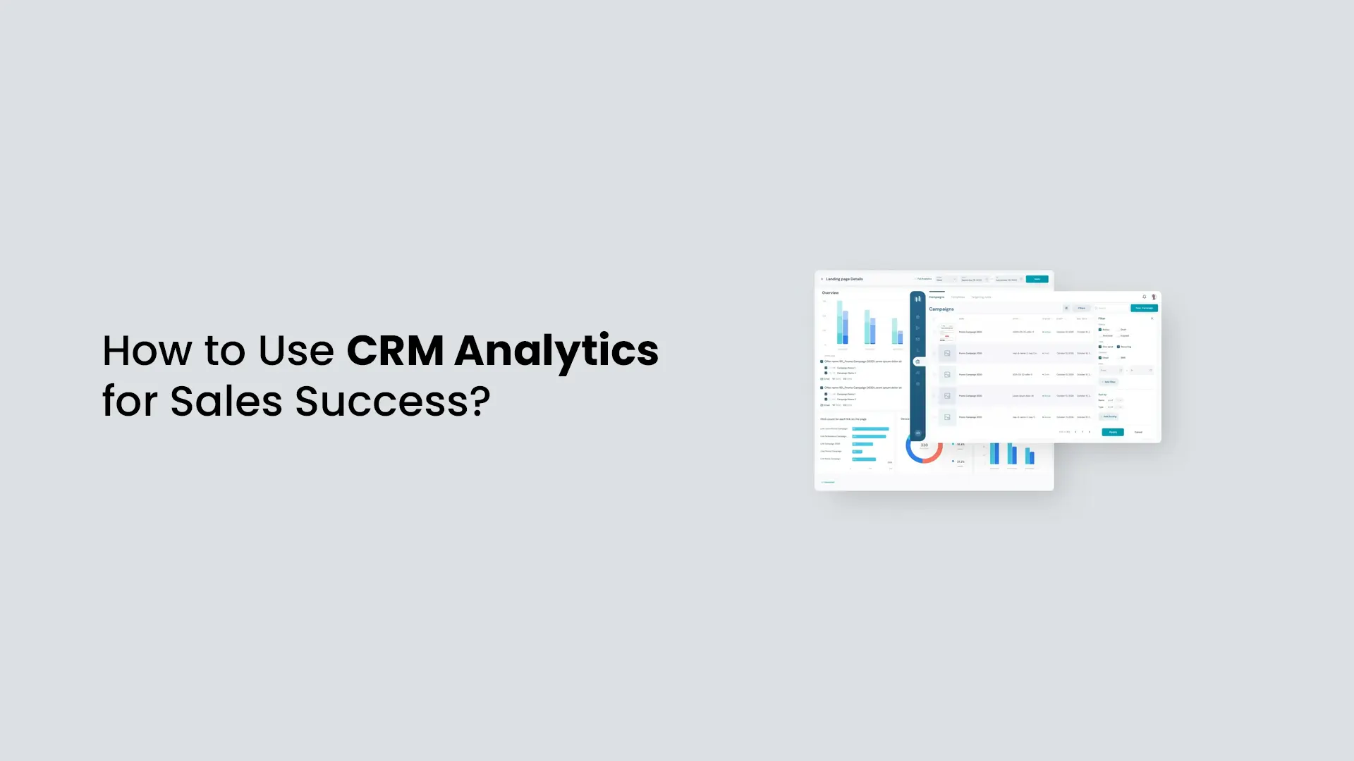 crm analytics for sales success