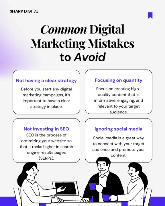 digital marketing mistakes