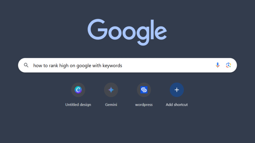 google ranking